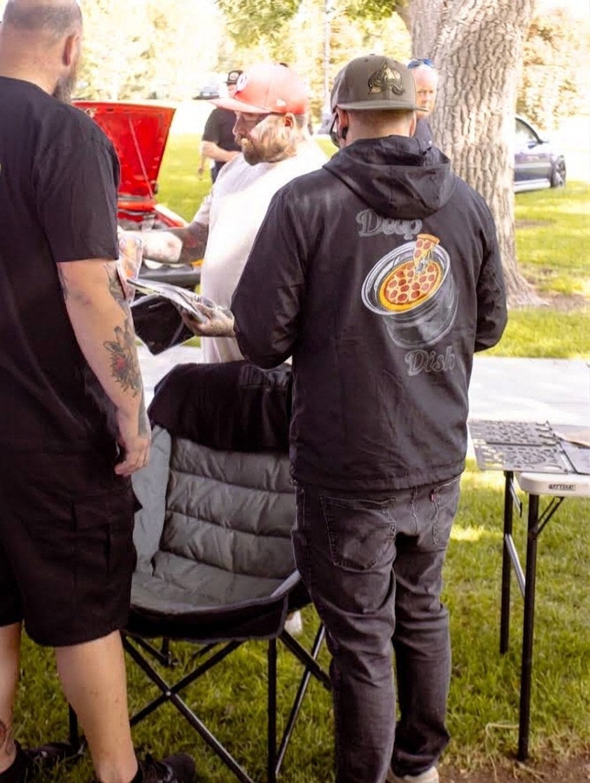 Deep Dish Windbreaker - back print