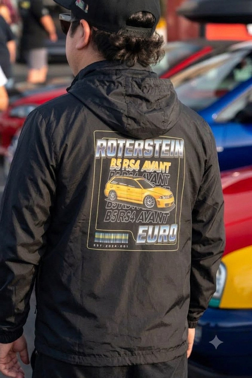 B5 RS4 Avant Windbreaker - back print