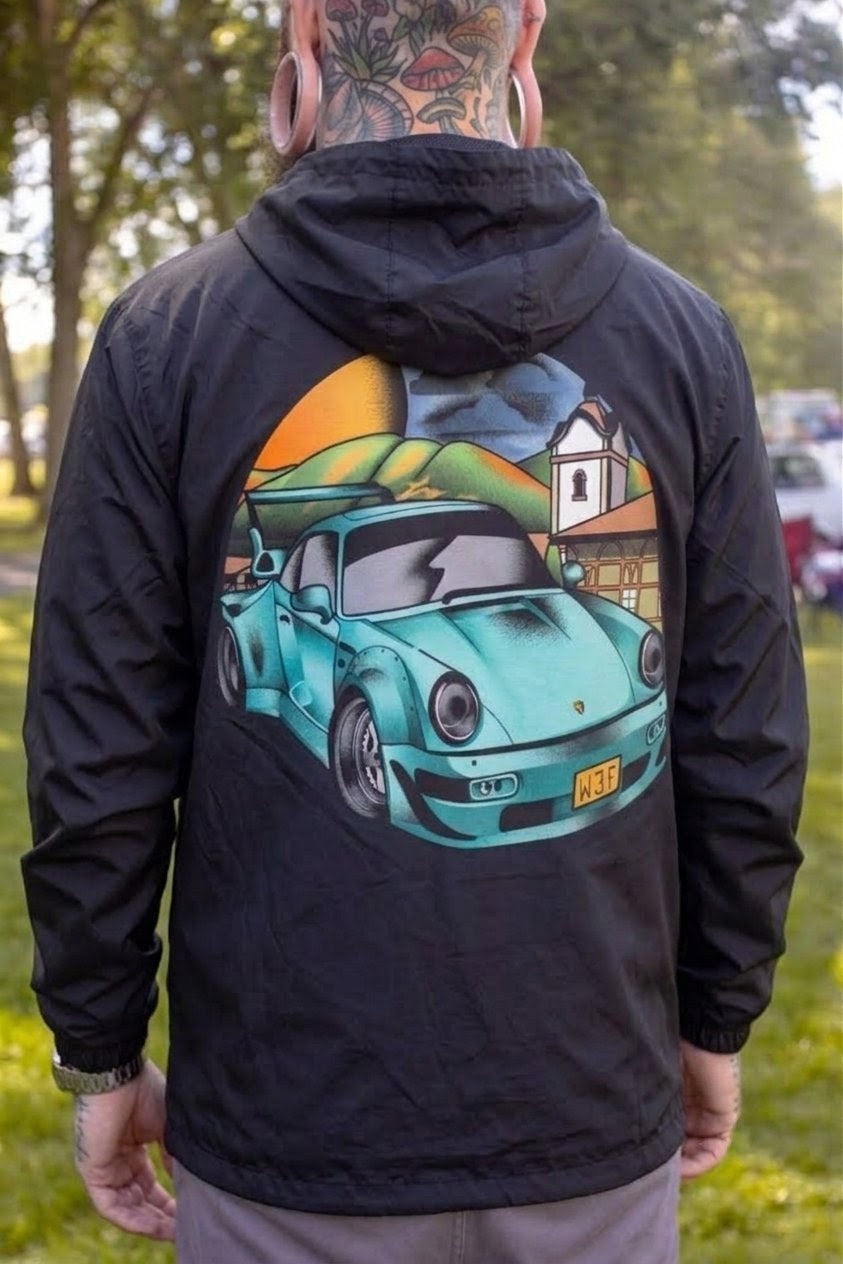 Mint 964 RWB Windbreaker - back print