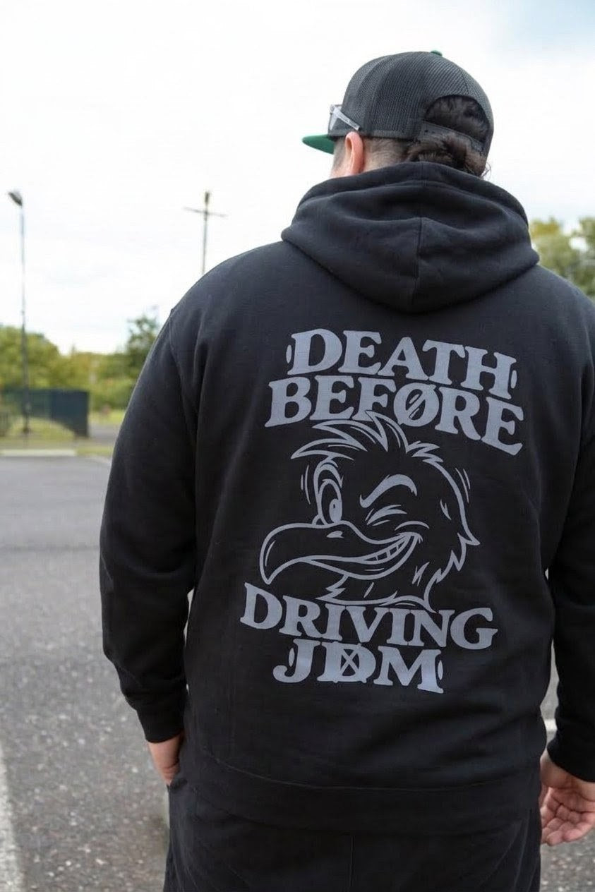 Death Before JDM Hoodie - back print