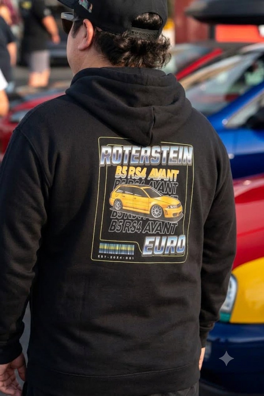 B5 RS4 Avant Hoodie - back print