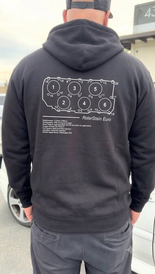 3.2L VR6 Hoodie - back print