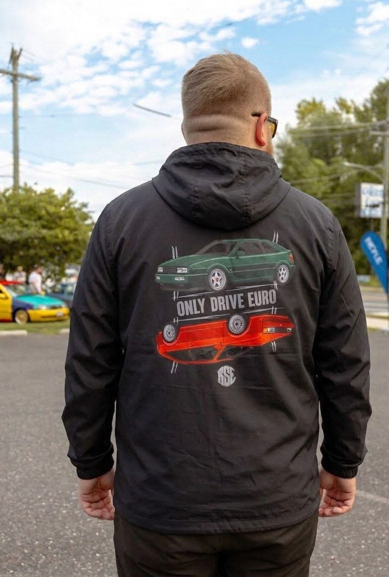 Only Drive Euro Windbreaker - back print