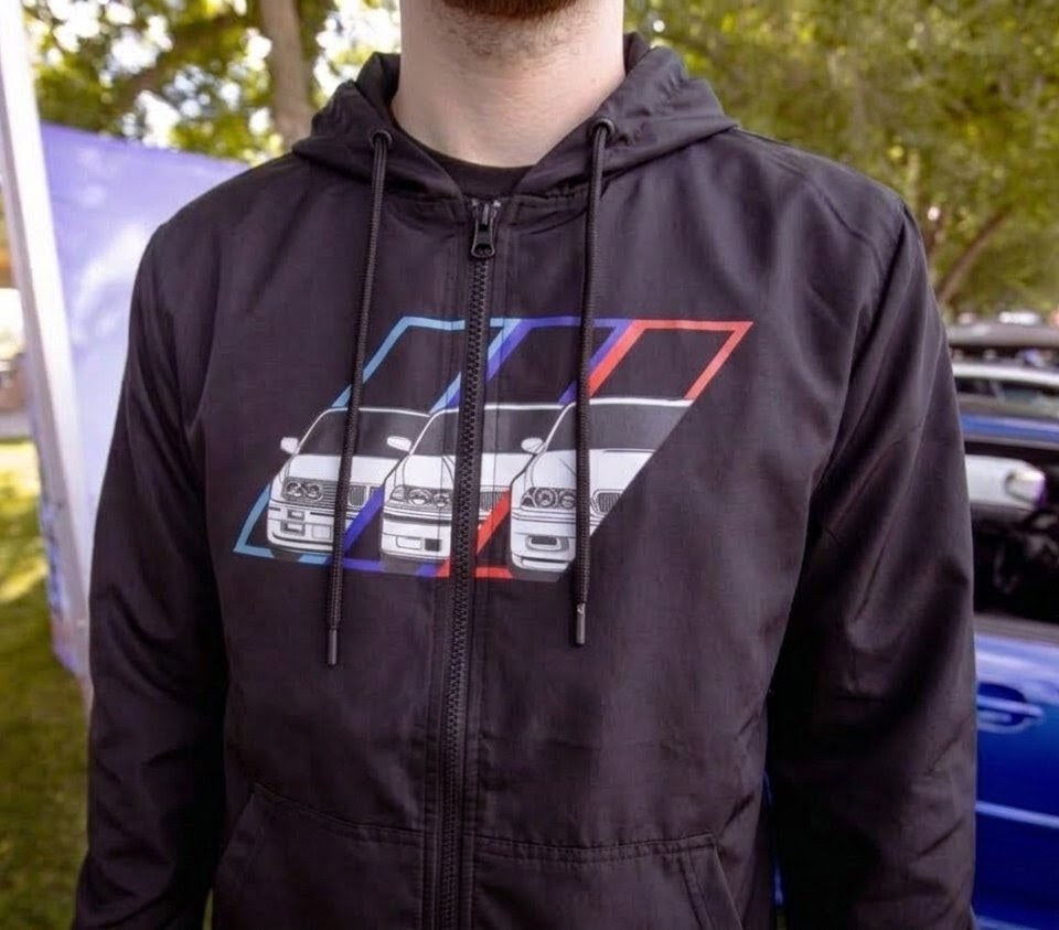 M Stripes Windbreaker - back print