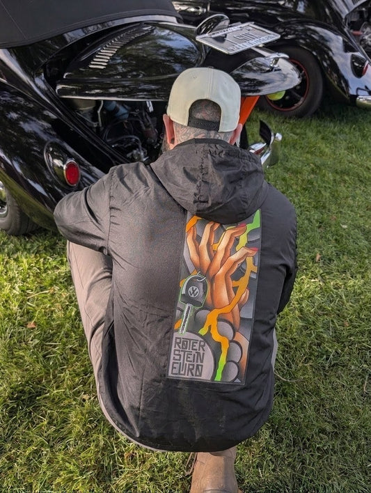 Hand Key Windbreaker - back print