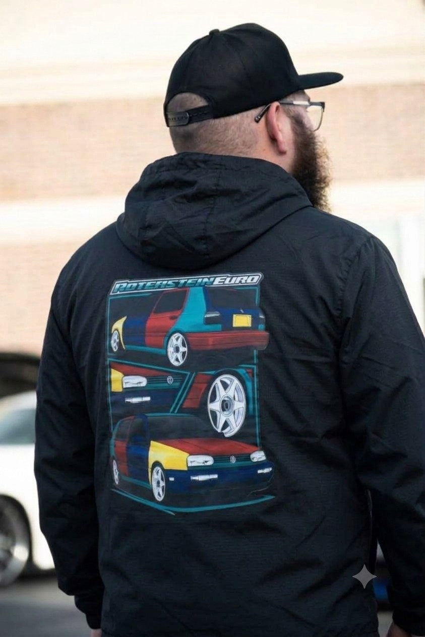Harlequin Windbreaker - back print