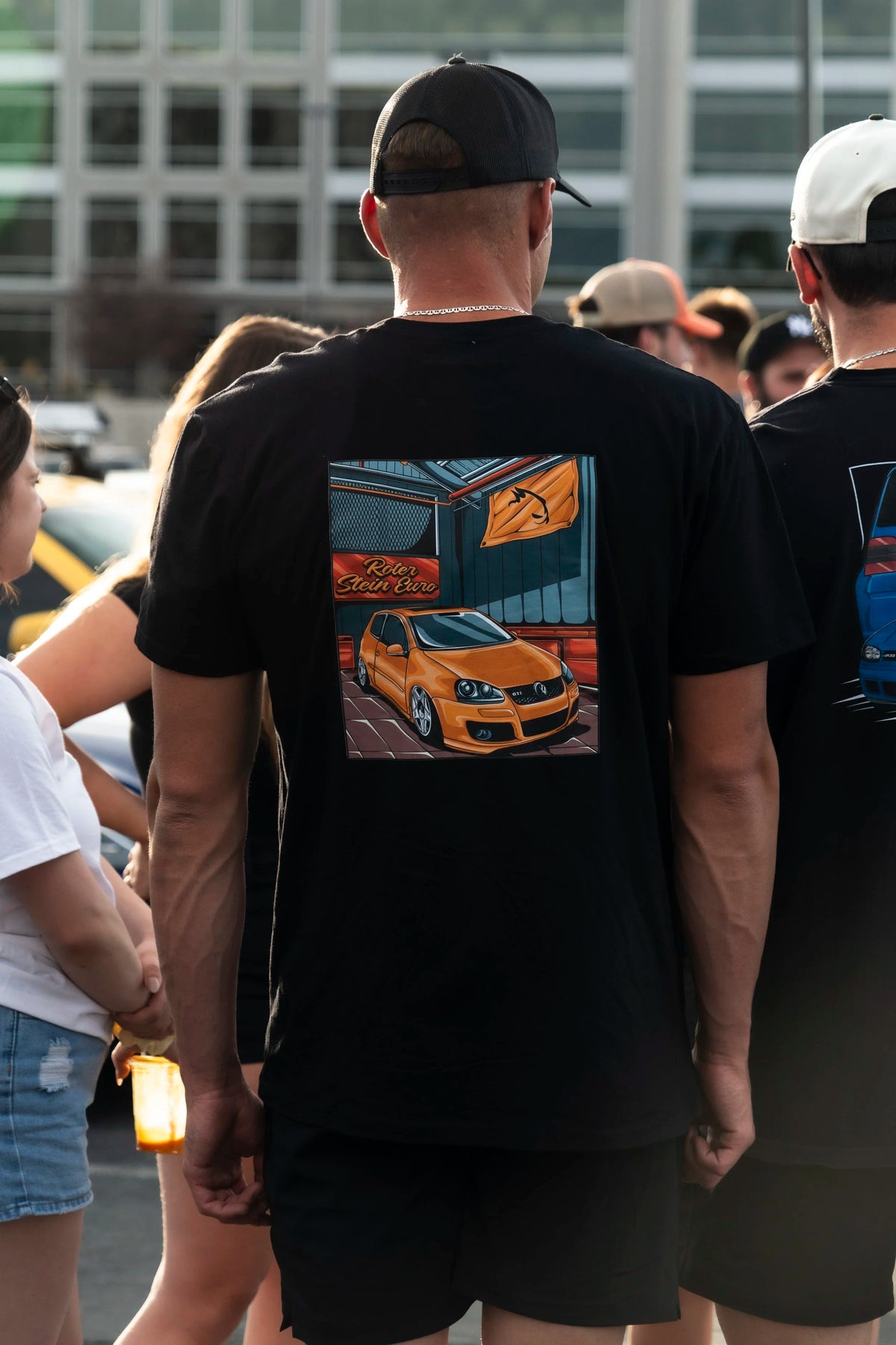 Fahrenheit GTI Tee - back, worn