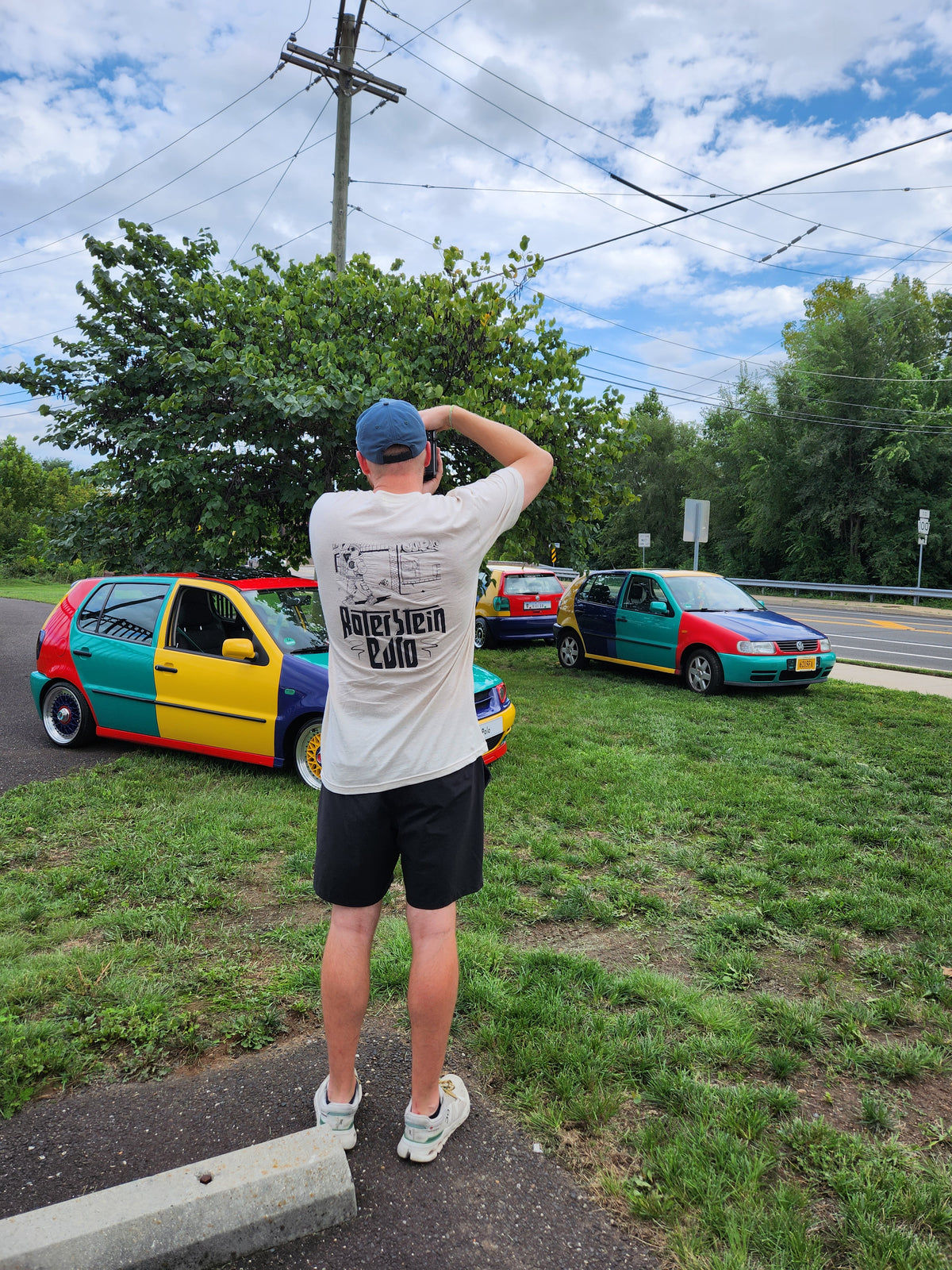 Tan Seagull Guy Tee - back