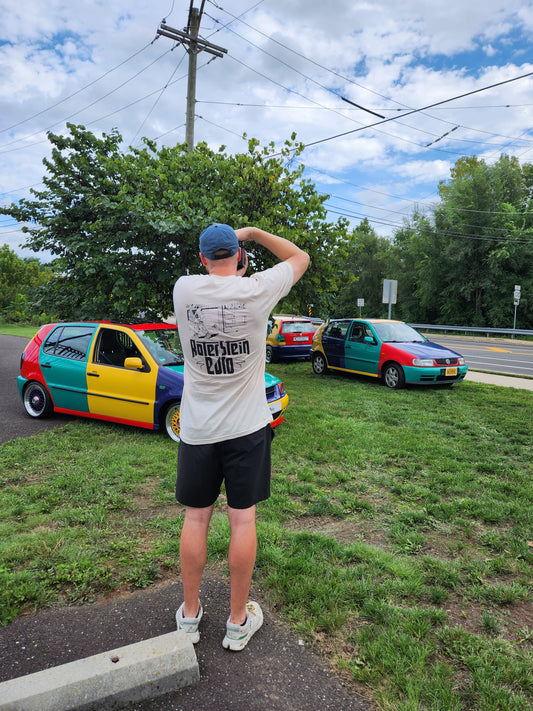 Tan Seagull Guy Tee - back