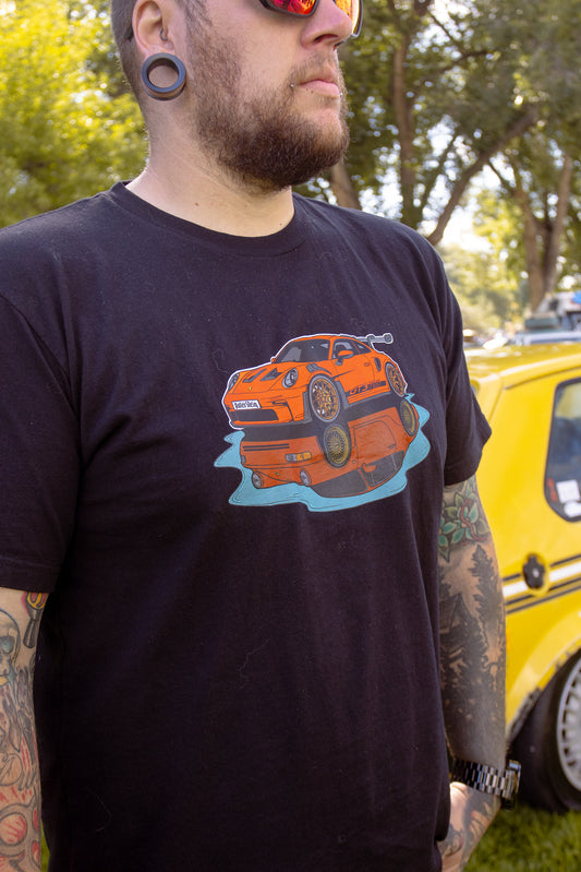Porsche Puddle Tee - front